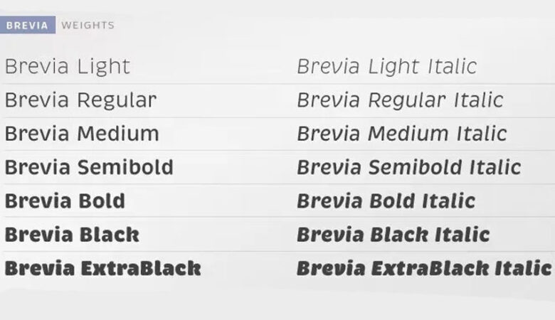 Brevia Font