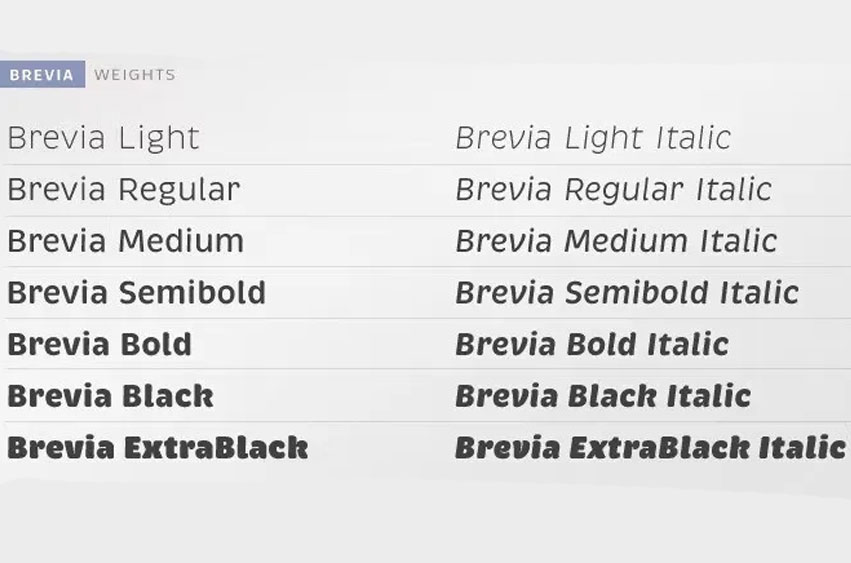 Brevia Font