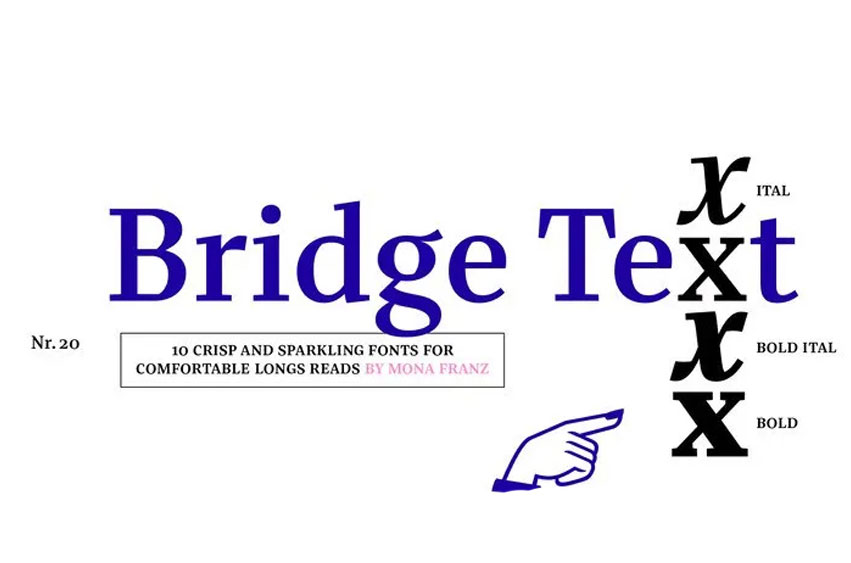 Bridge Text Font