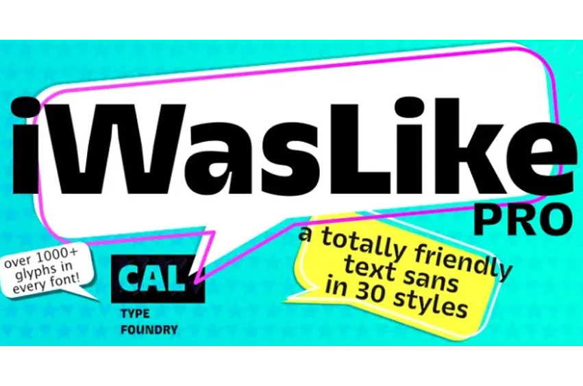 CAL iWasLike Pro Font