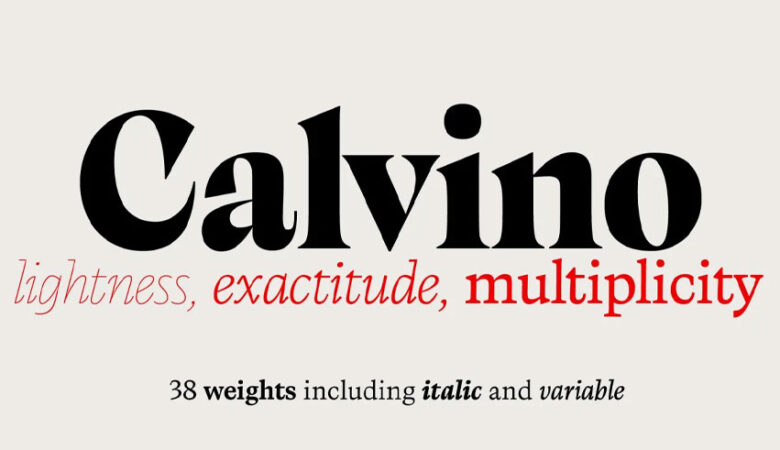 Calvino Font