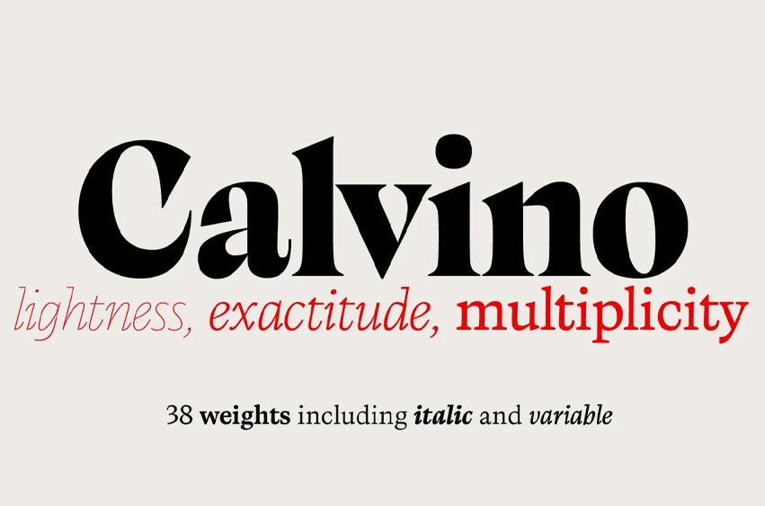 Calvino Font