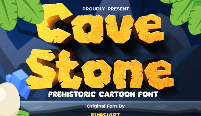 Cave Stone Font