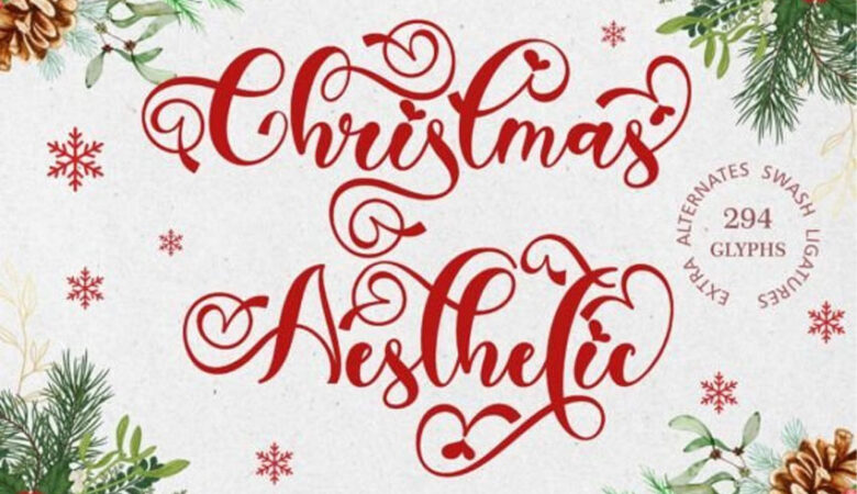 Christmas Aesthetic Font