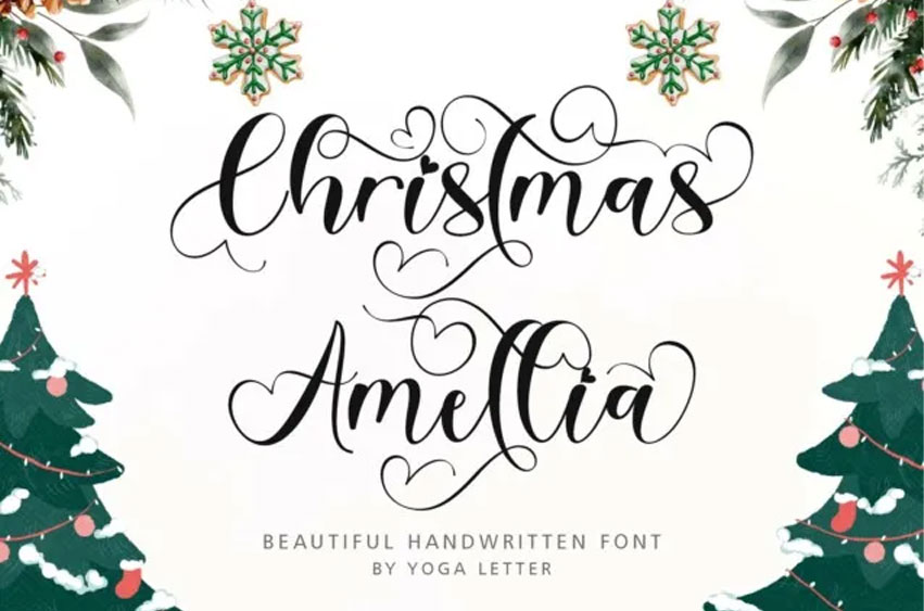 Christmas Amellia Font