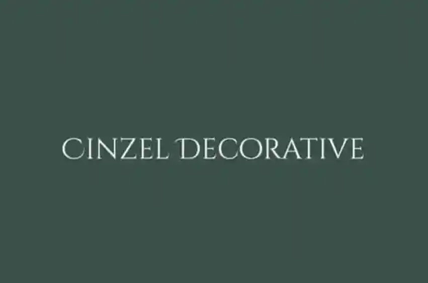 Cinzel Decorative Font