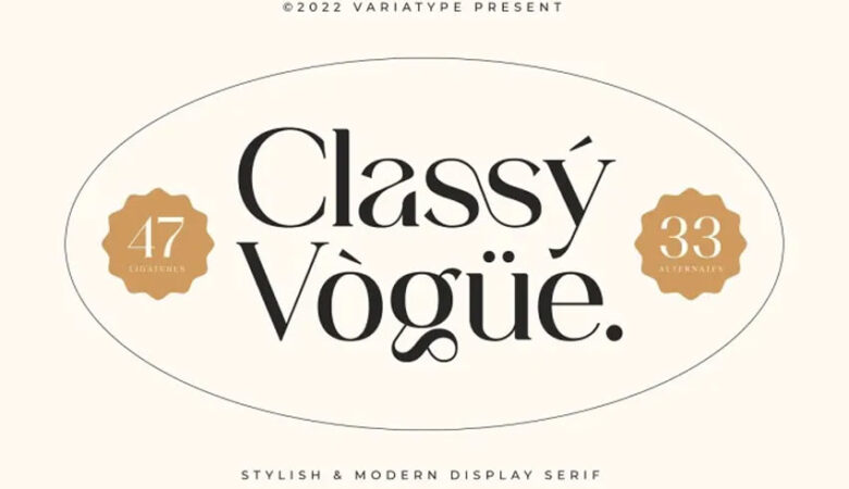 Classy Vogue Font