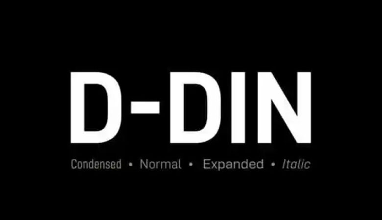 D-DIN Font