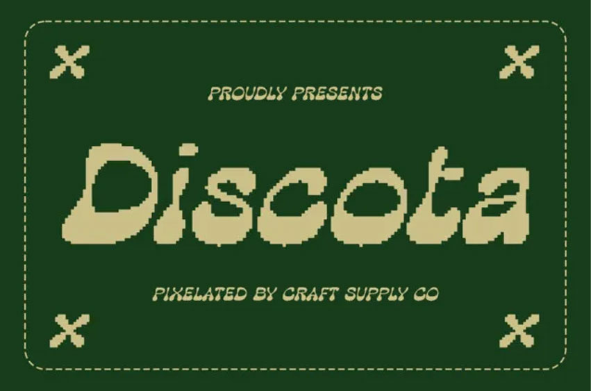 Discota Pixel Font