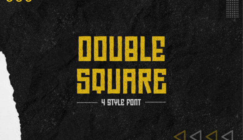 Double Square Font