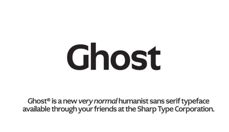 Ghost Font