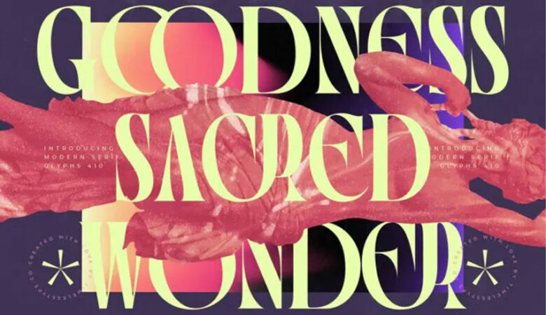 Goodness Sacred Wonder Font