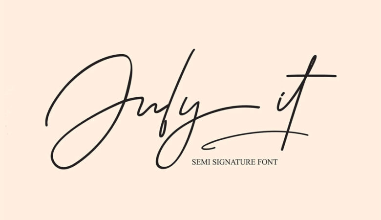 July it Font