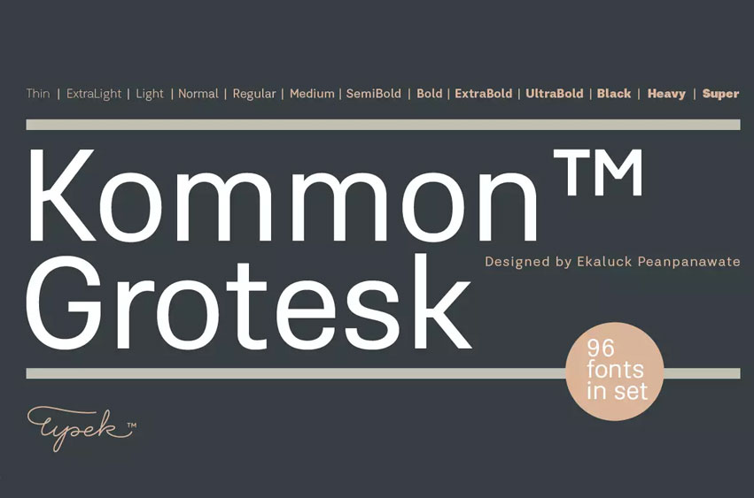 Kommon Grotesk Font