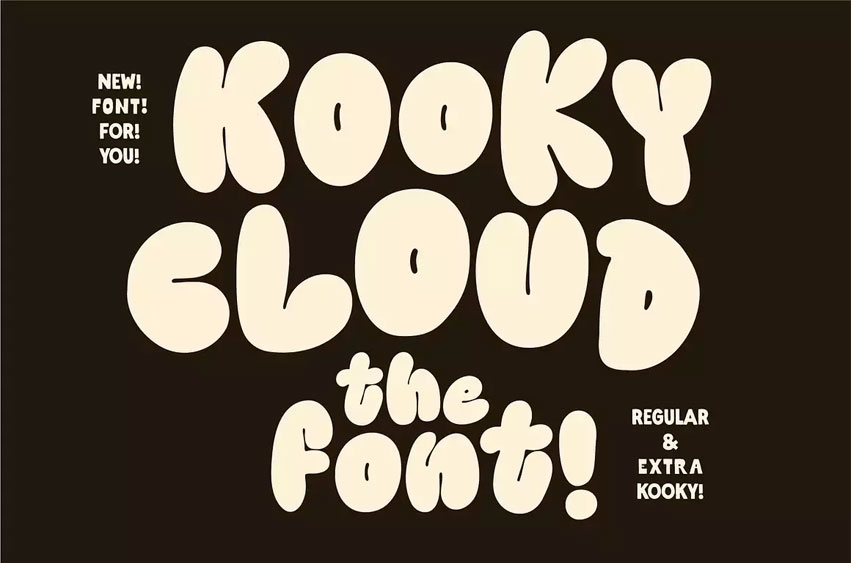 Kooky Cloud Font