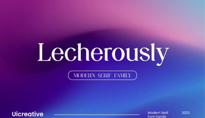 Lecherously Font