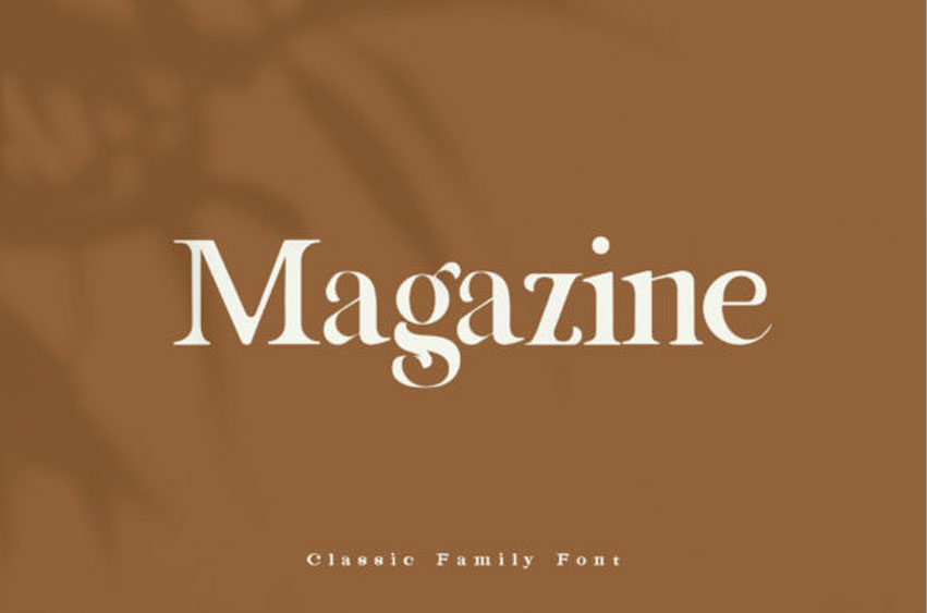 Magazine Font