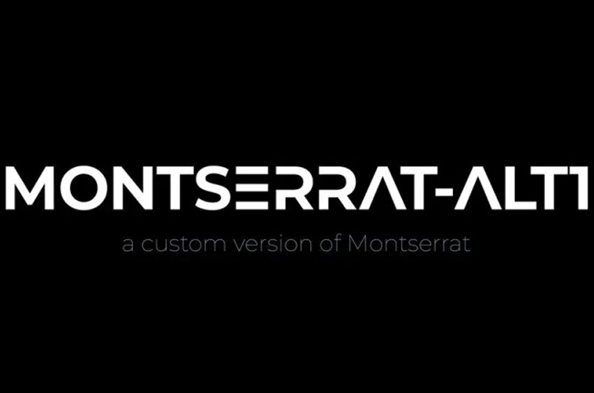 Montserrat-Alt1 Font