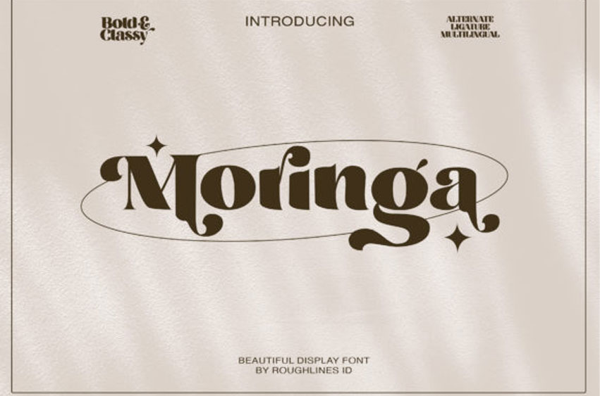 Moringa Font