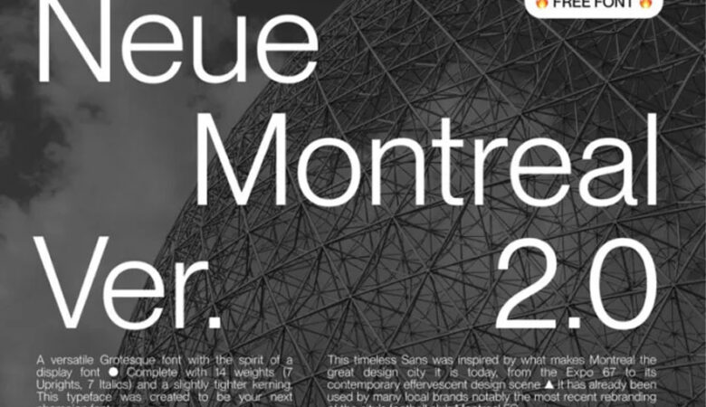 Neue Montreal v2.0 Font