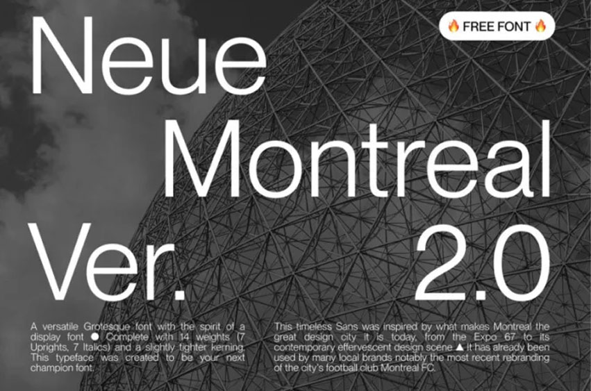 Neue Montreal v2.0 Font