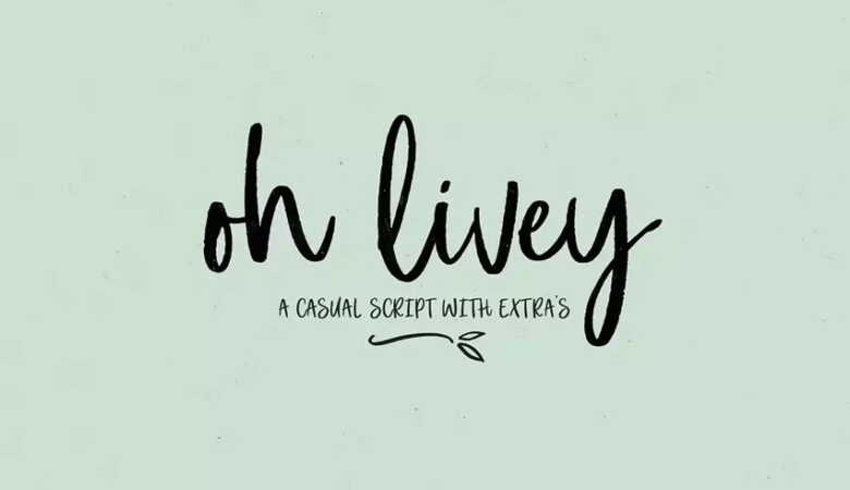 Oh Livey Font