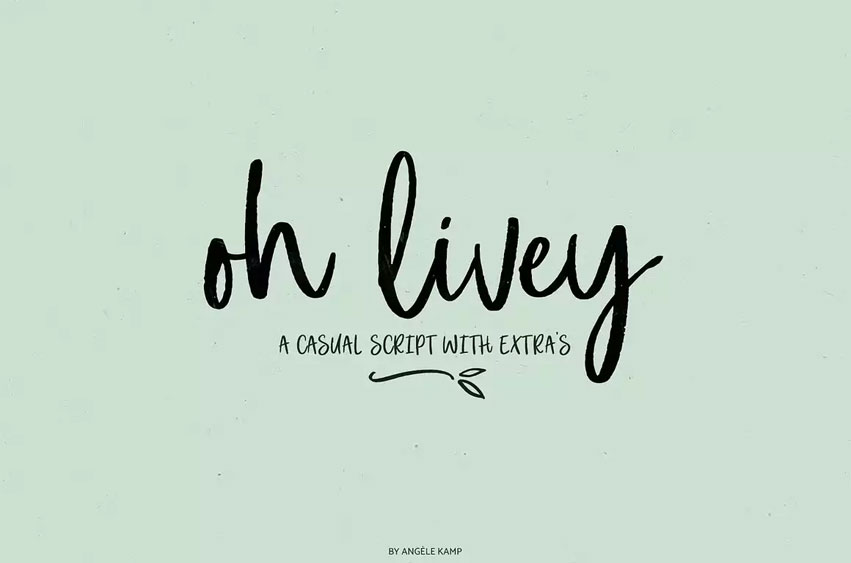 Oh Livey Font