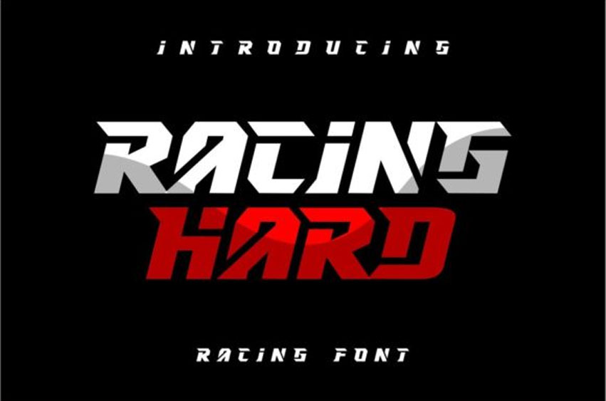 Racing Hard Font