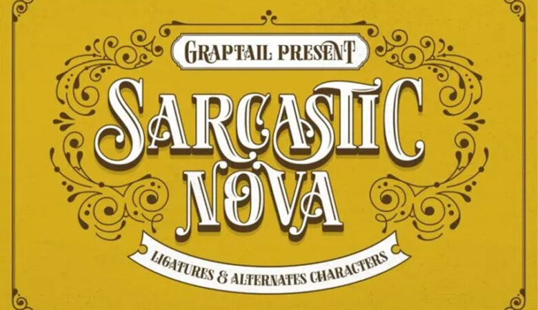 Sarcastic Nova Font