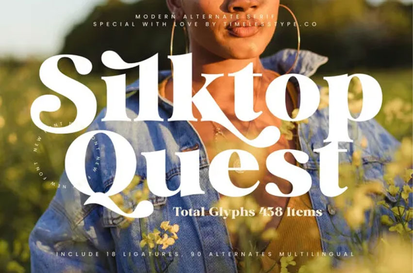 Silktop Quest Font