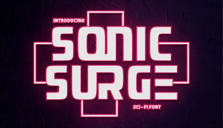 Sonic Surge Font