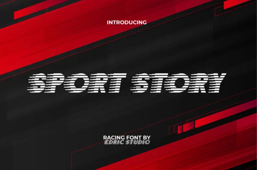 Sport Story Font