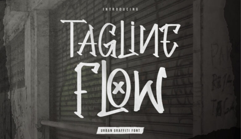 Tagline Flow Font