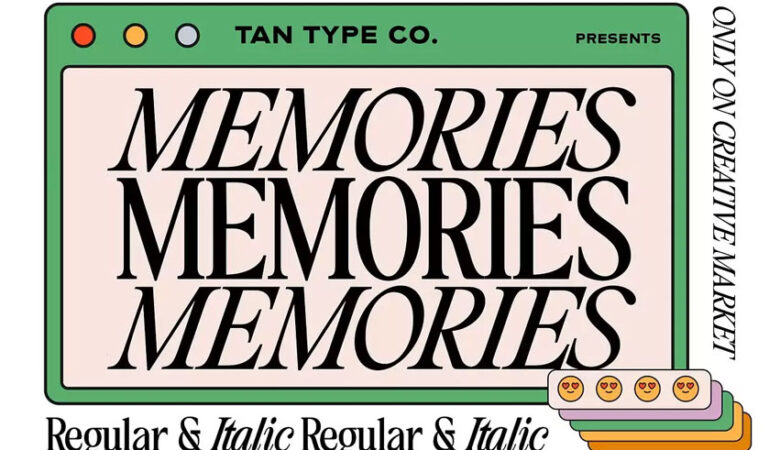 Tan Memories Font