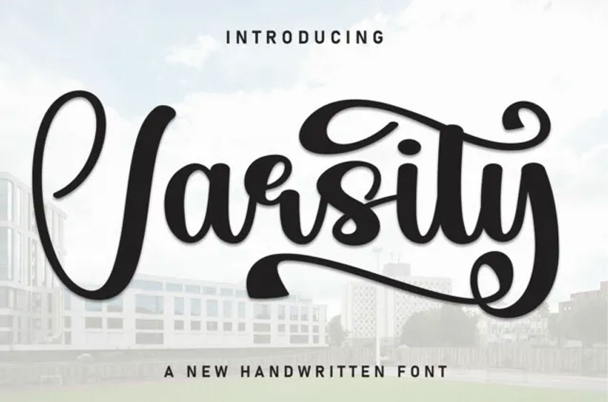 Varsity Script Font