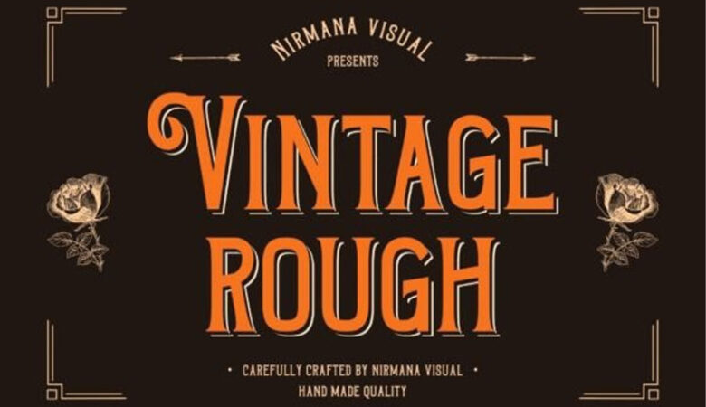 Vintage Rough Font