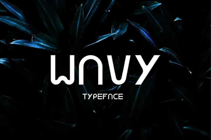 Wavy Font