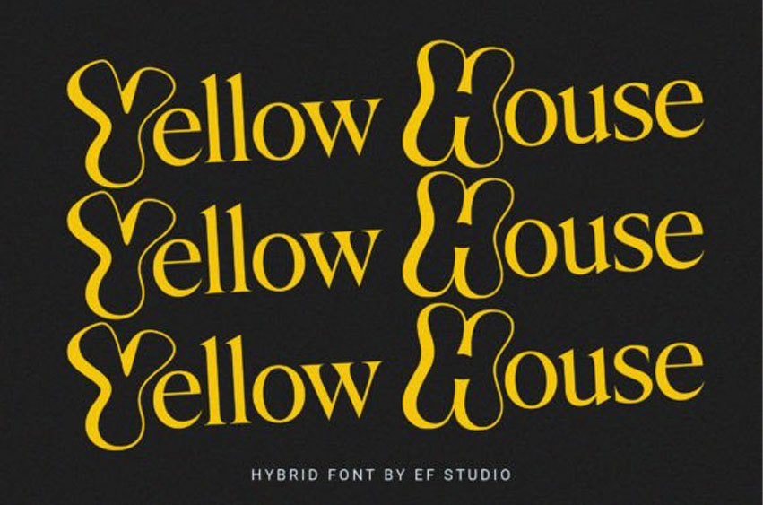 Yellow House Font