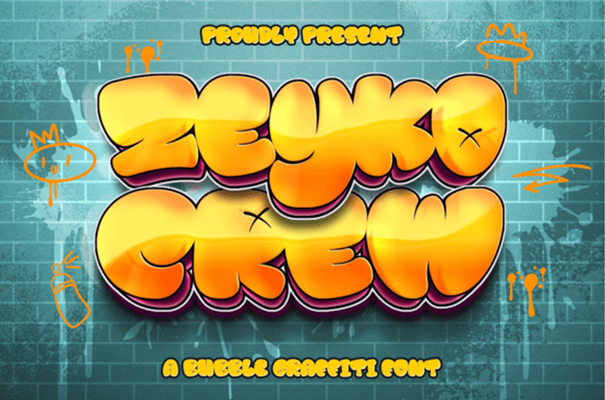 Zeyko Crew Font