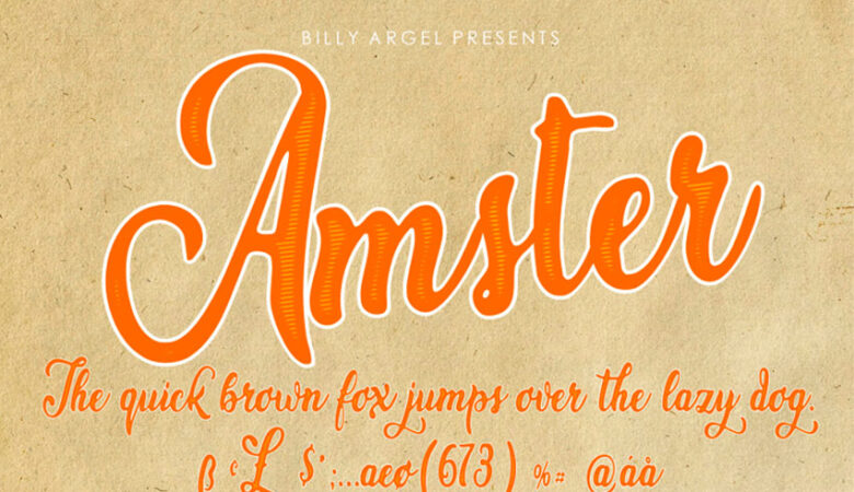 Amster Font