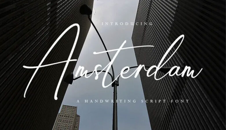 Amsterdam Handwritten Font