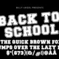 Back To School Font