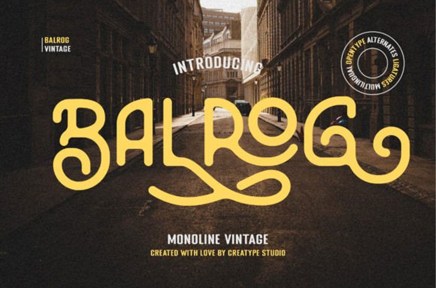 Balrog Font