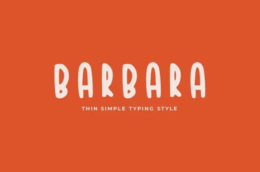 Barbara Fun Font