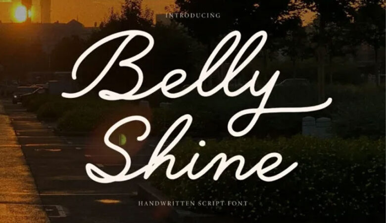 Belly Shine Font