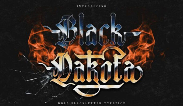 Black Dakota Font