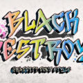 Black Destroy Font