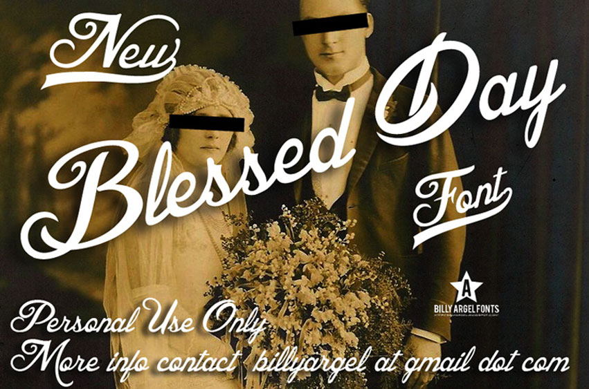 Blessed Day Font