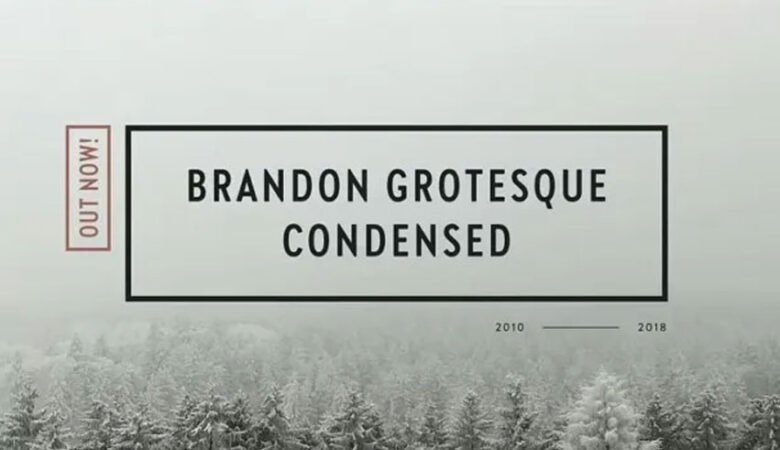 Brandon Grotesque Condensed Font