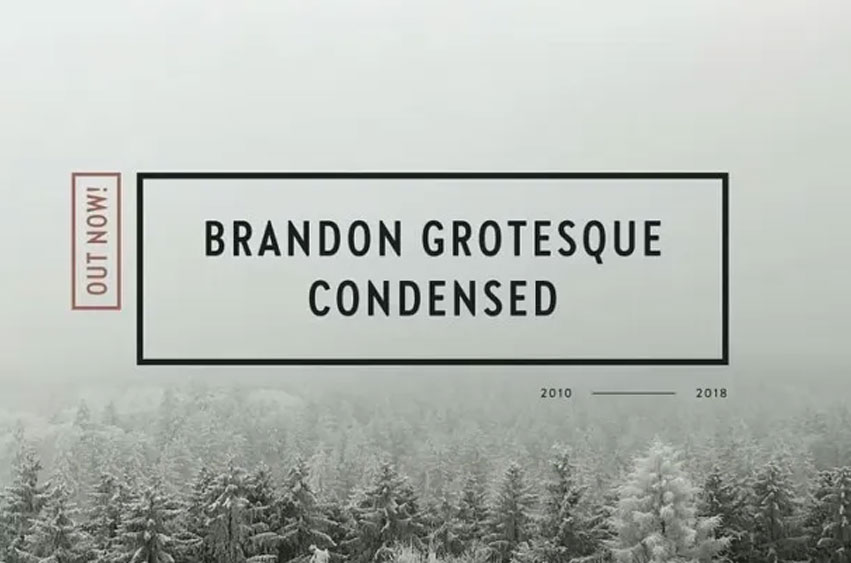 Brandon Grotesque Condensed Font